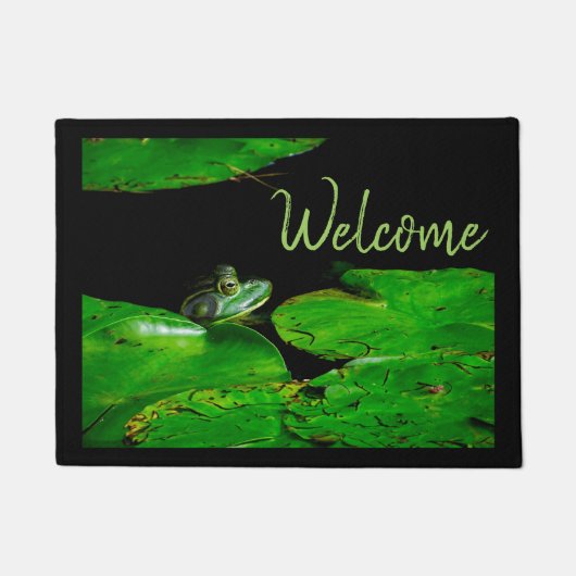 Paillasson Cachage de grenouille verte (Devant)