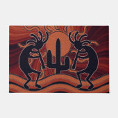 Paillasson Cactus Sunset Desert Kokopelli Design sud-ouest (Devant)