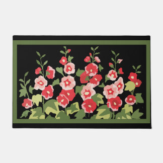Paillasson Cadeau à fleurs, mat de porte floral, Fleur coloré