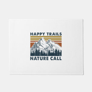 Paillasson Cadeau Camper Happy Trails Nature Call Anniversa
