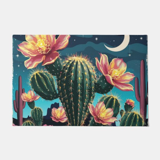 Paillasson Cadeau de cactus nocturne (Devant)
