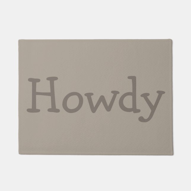 Paillasson Cadeau Howdy Doormat (Devant)