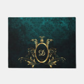 Paillasson Cadres en or damassé personnalisé (Devant)