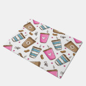 Paillasson Cafés, Haricots, Coeurs, Amateur De Café (Incliné)