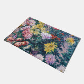 Paillasson Caillebotte - Chrysanthèmes blanc et jaune (Incliné)