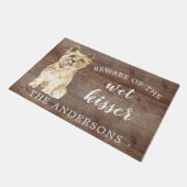 Paillasson Cairn Terrier Dog Porte personnalisée Mat (Incliné)