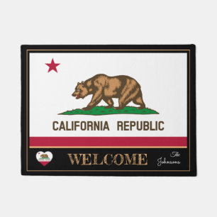 Paillasson California Flag house mat / sports USA