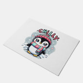 Paillasson Câlins Chilly Penguin Écharpe enneigée (Incliné)