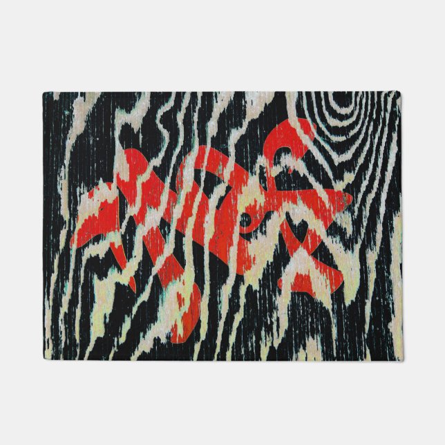 Paillasson Calligraphie asiatique très Cool (Devant)