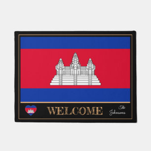 Paillasson Cambodge et Cambodge : Le Drapeau de la Maison du