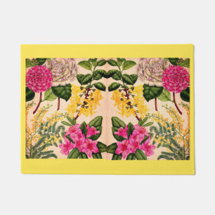 Paillasson camélia, forsythie, rhododendron et acacia