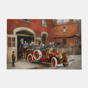 Paillasson Camion de pompiers - l'escadron 1911 de vol