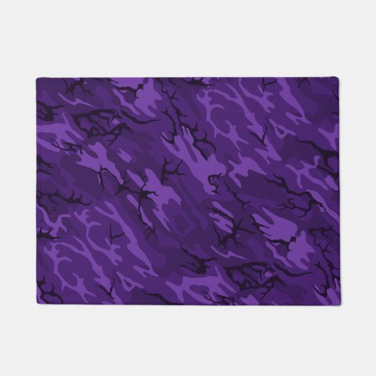 Paillasson Camo noir violet (Devant)