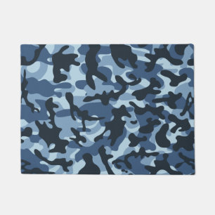 Paillasson Camouflage bleu  