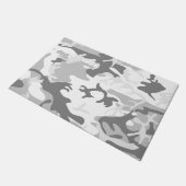 Paillasson Camouflage gris neige d'hiver, Militaire, Armée (Incliné)
