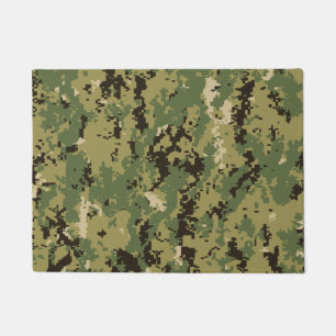 Paillasson Camouflage naval Woodland