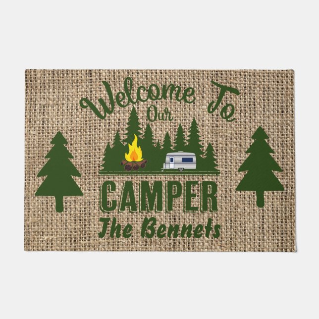 Paillasson Camper rustique (Devant)