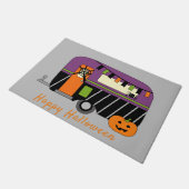Paillasson Camper RV Halloween Cute personnalisable (Incliné)