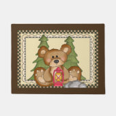 Paillasson Camping Bear fun Camper doormat (Devant)