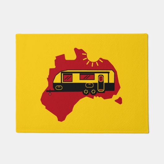 Paillasson Camping Caravan australien (Devant)