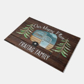 Paillasson Camping Mat, Happy Camper Family Rug (Incliné)