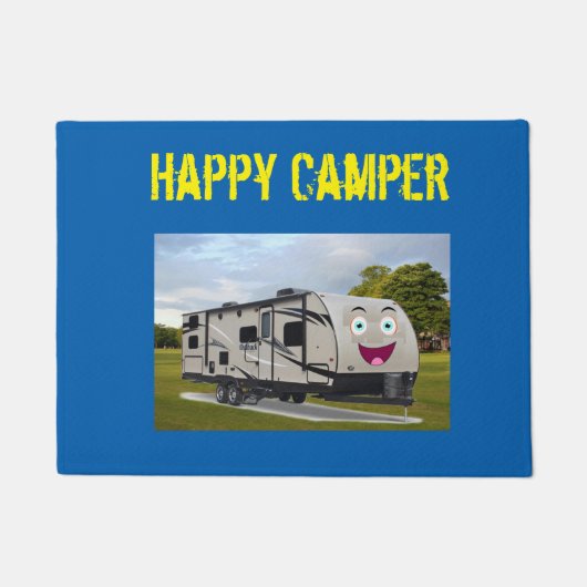 Paillasson Camping Retirement Essuyez vos pieds par Funnycoom (Devant)