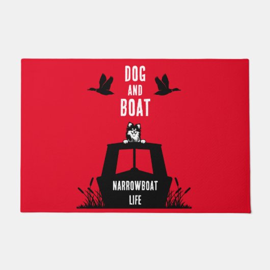 Paillasson Canalbateau Narrowboat Vie (Devant)