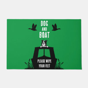 Paillasson Canalboat Narrowboat Amoureux de les chiens