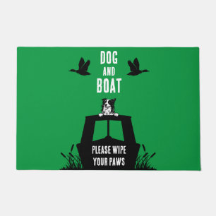 Paillasson Canalboat Narrowboat Amoureux de les chiens