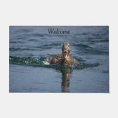 Paillasson Canard avec bec ouvert (Devant)