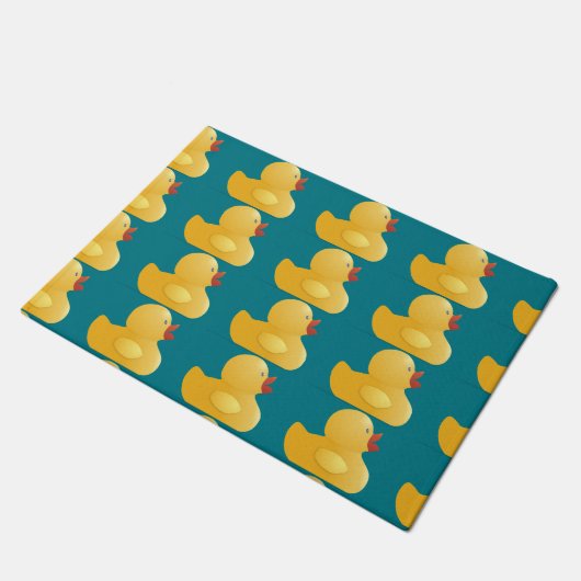 Paillasson Canard en caoutchouc jaune (Incliné)