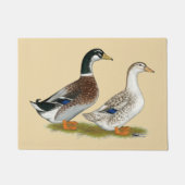 Paillasson Canards :  Appleyard argenté (Devant)