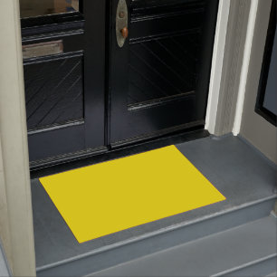 Paillasson Canari clair solide jaune