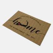 Paillasson Cape Cod Home Town Personnalisée (Incliné)