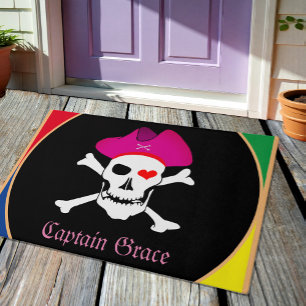 Paillasson Capitaine Grace - Pirate house mat, Pirates Flag