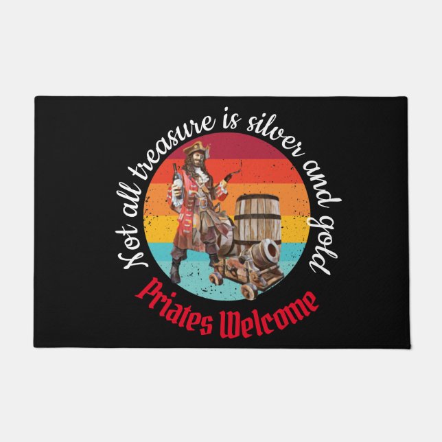 Paillasson Capitaine Pirate (Devant)