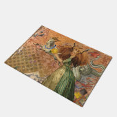 Paillasson Capricorn Femme Chèvre Whimsical Amusant (Incliné)