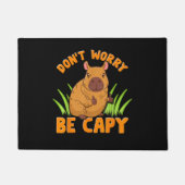 Paillasson Capybara Gift Cute Funny Zoo Propriétaire Amoureux (Devant)