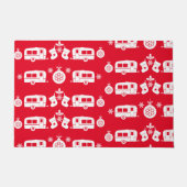 Paillasson Caravan Joyeux Camping de Noël (Devant)
