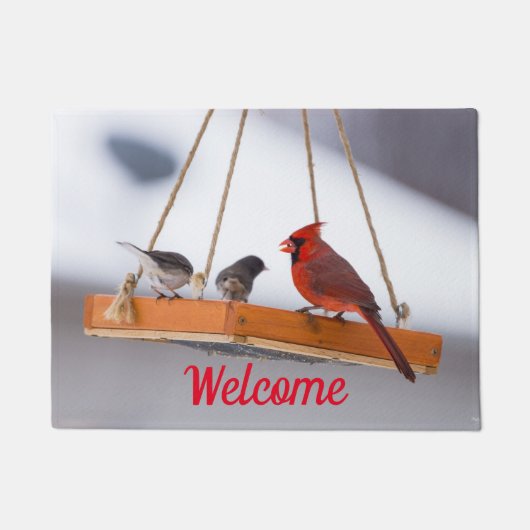 Paillasson Cardinal et Juncos Welcome Doormat (Devant)