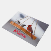Paillasson Cardinal et Juncos Welcome Doormat (Incliné)