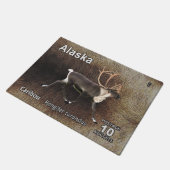 Paillasson Caribou (rennes) - Postage de l'Alaska (Incliné)