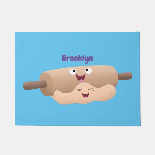 Paillasson Caricature à pâte molle et à pâte molle (Devant)