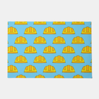Paillasson Caricature de Casquette dur jaune