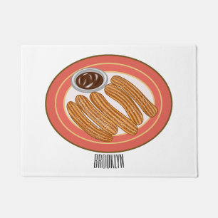 Paillasson Caricature de Churro