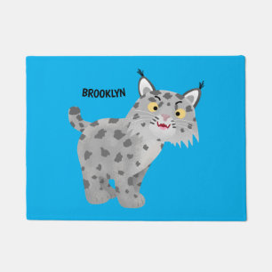 Paillasson Caricature de lynx de lynx de lynx
