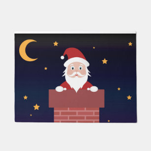 Paillasson Caricature du Père Noël à Noël dans la nuit du Che