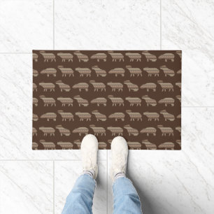 Paillasson Carnet de notes à motif de capybara