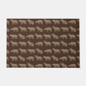 Paillasson Carnet de notes à motif de capybara (Devant)