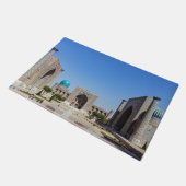 Paillasson Carré Registan - Samarkand, Ouzbékistan, Asie (Incliné)